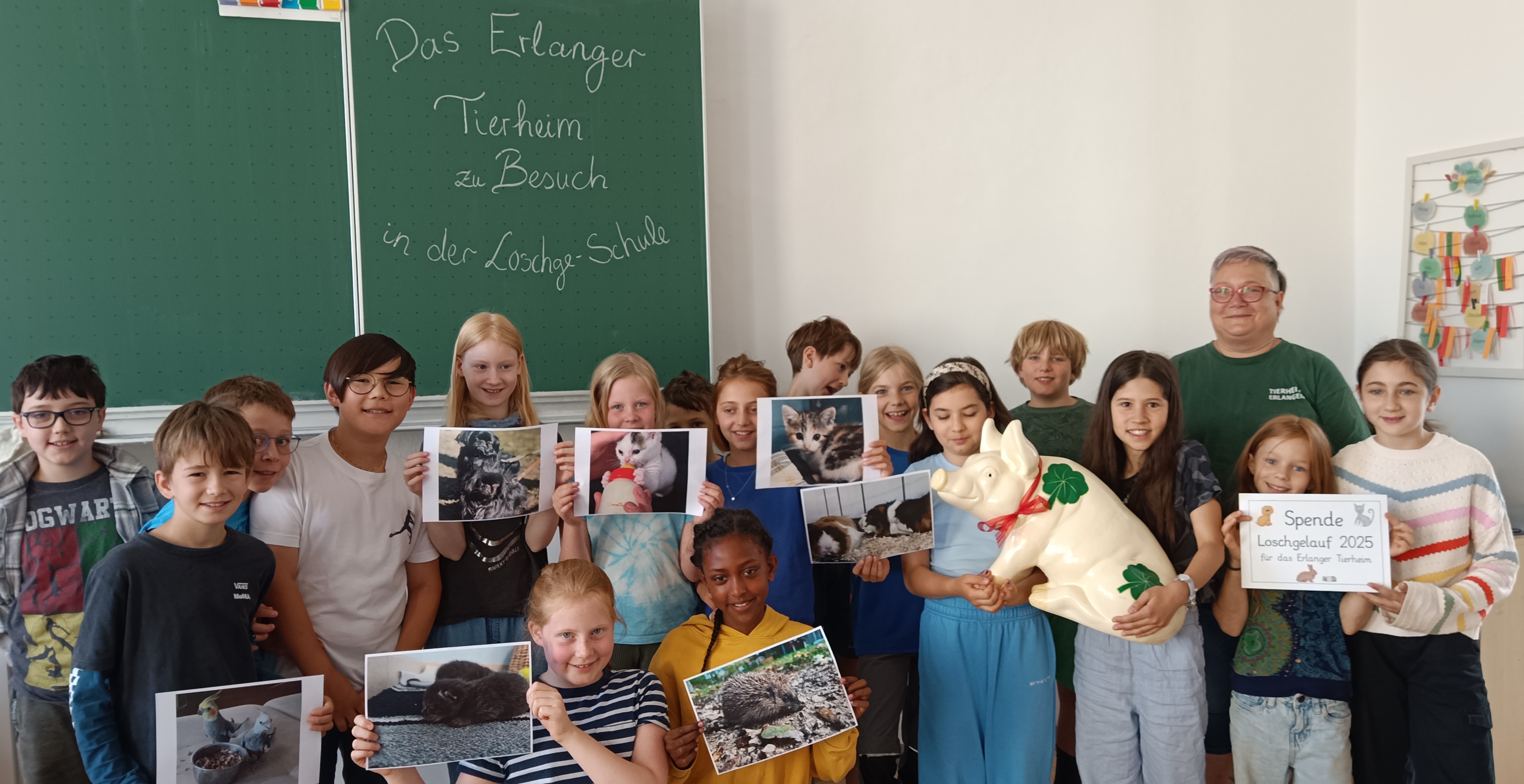 Die Loschgeschule läuft für das Erlanger Tierheim
