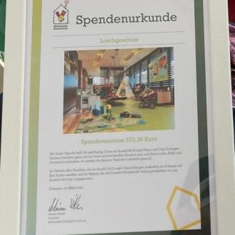 Spendenurkunde